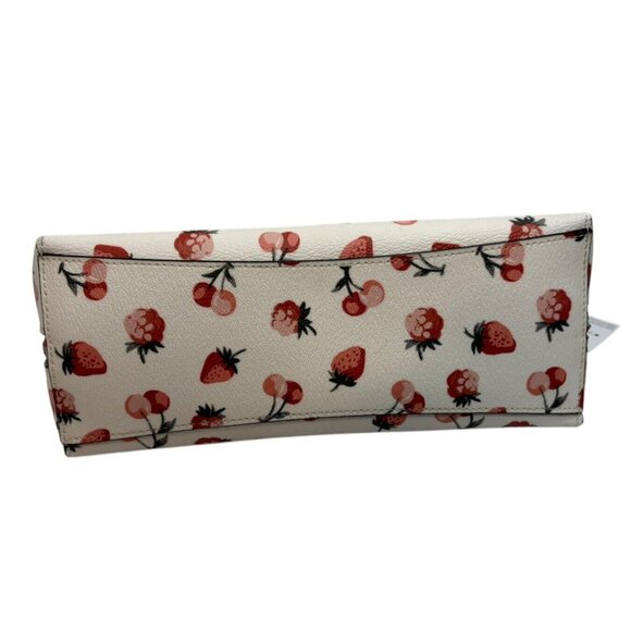 NWT Coach Cosmetic Case Pouch Fruits Print Chalk Multi F23680 Cherries - Picture 2 of 6